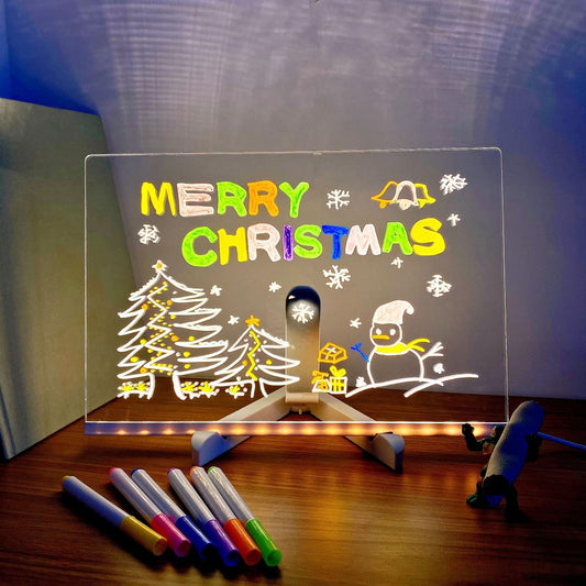 Tablero led acrílico creativo regrabable