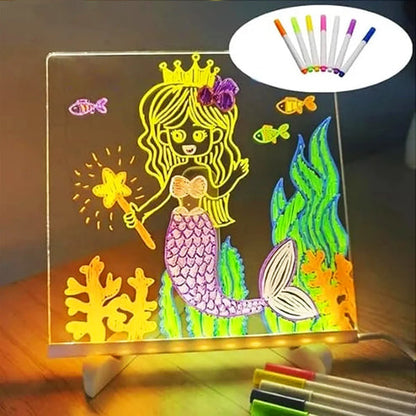 Tablero led acrílico creativo regrabable