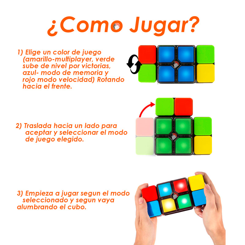 Cubo puzzle electrónico musical