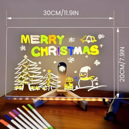 Tablero led acrílico creativo regrabable